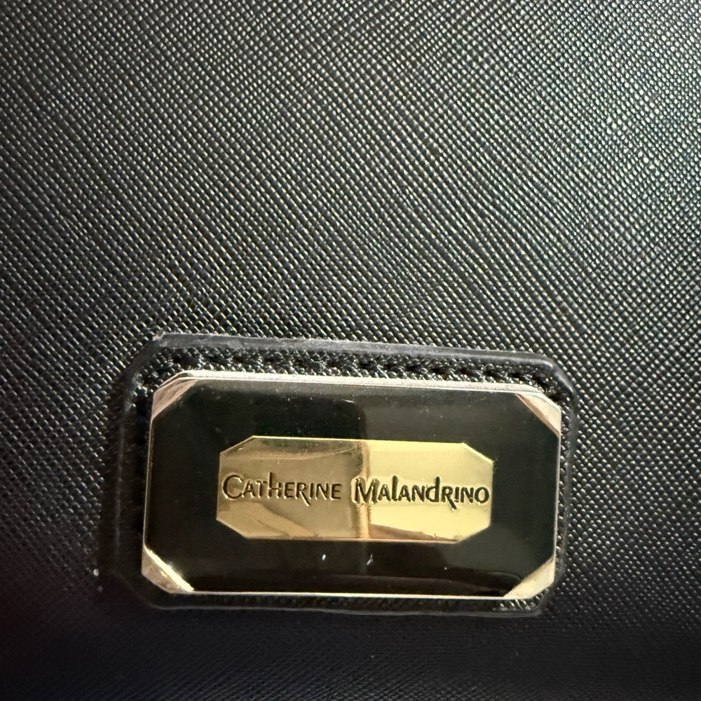 Black Structured Top-Handle Bag - image 2